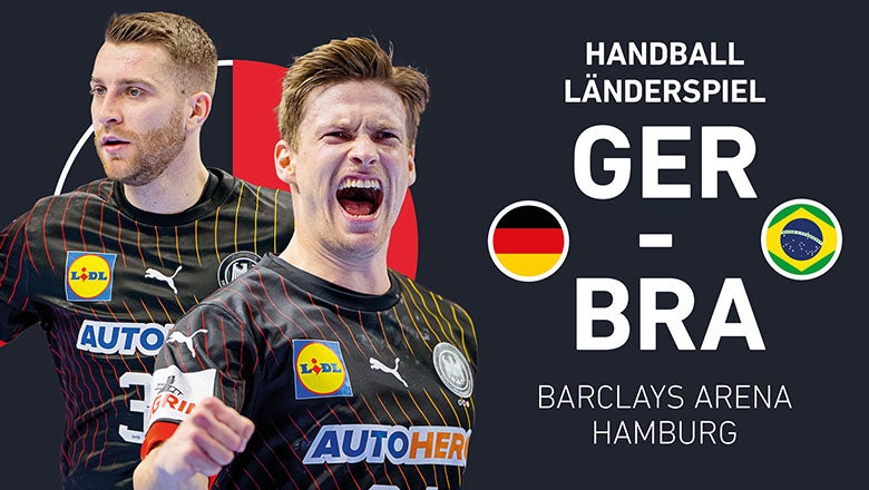 Handball Länderspiel Deutschland vs. Brasilien 