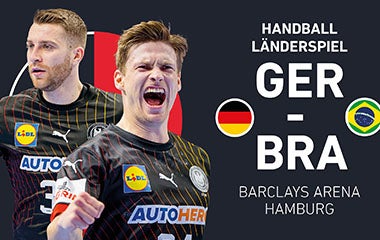 Mehr Informationen zu Handball Länderspiel Deutschland vs. Brasilien 